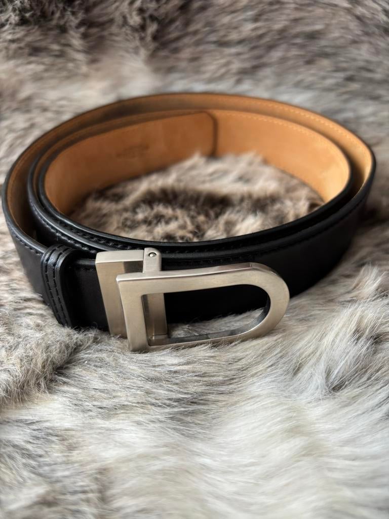 Delvaux riem, Ophalen, Zo goed als nieuw, Zwart