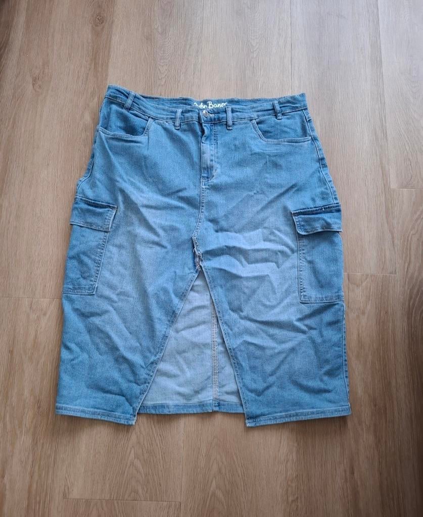 Jeans Rok John Baner maat 48, Kleding | Dames, Rokken, John baner, Ophalen of Verzenden, Zo goed als nieuw, Maat 46/48 (XL) of groter
