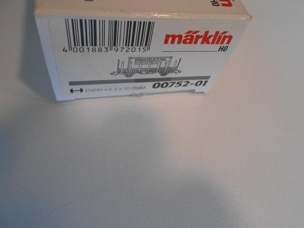 Marklin Ho wagon in ovp nieuwstaat, Wisselstroom, Verzenden, Analoog, Märklin