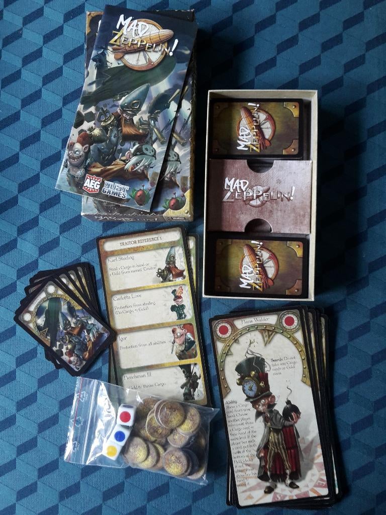 Nieuw spel Mad Zeppelin, 2-6 spelers, AEG, + 1 gratis promo, Ophalen of Verzenden, Nieuw, AEG