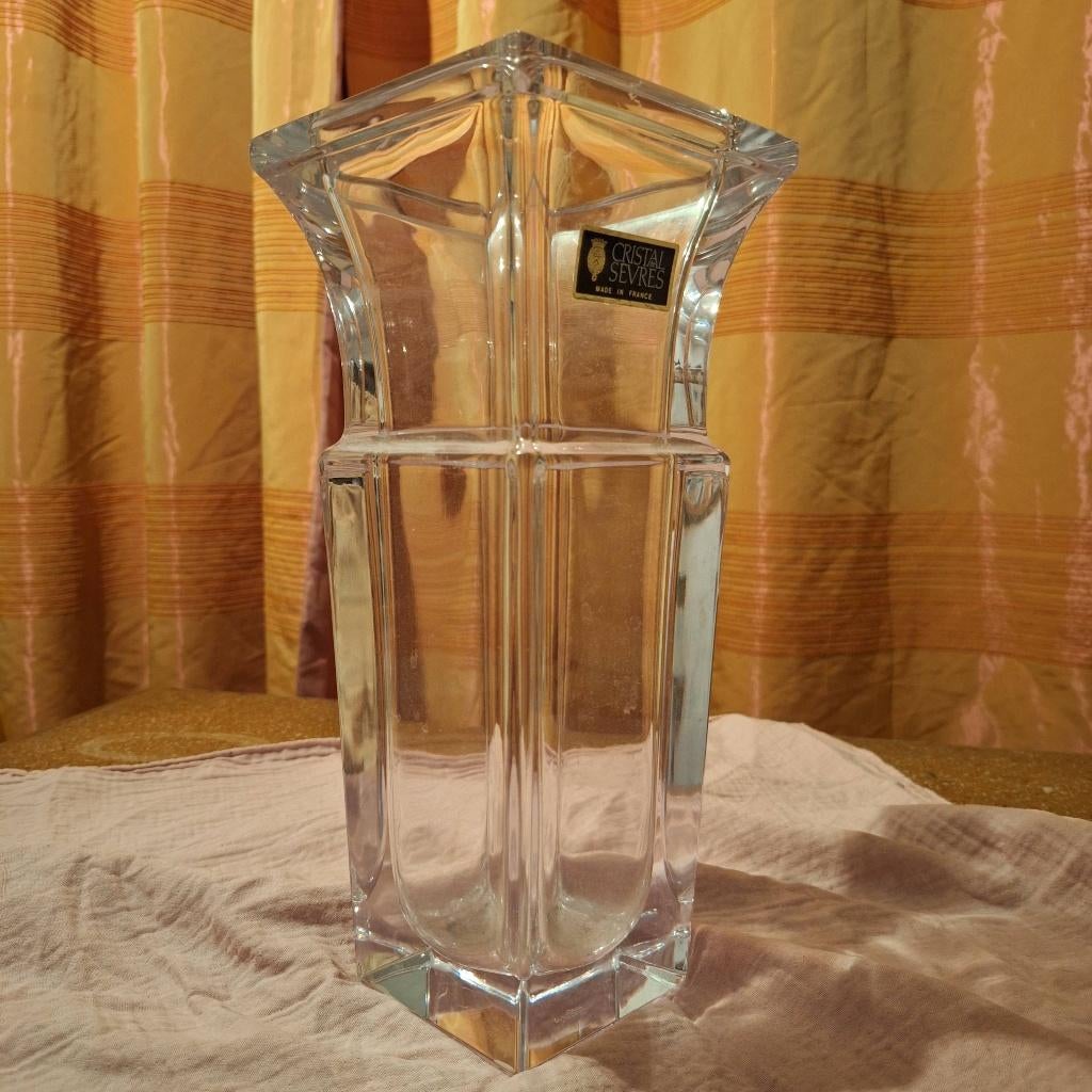 Cristal de Sèvres vaas “ KYOTO “, Antiquités & Art, Antiquités | Vases, Enlèvement
