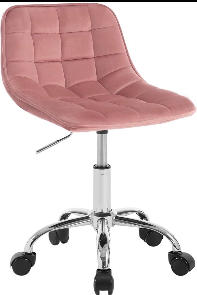 Chaise bureau, Enlèvement, Comme neuf, Rose, Chaise de bureau