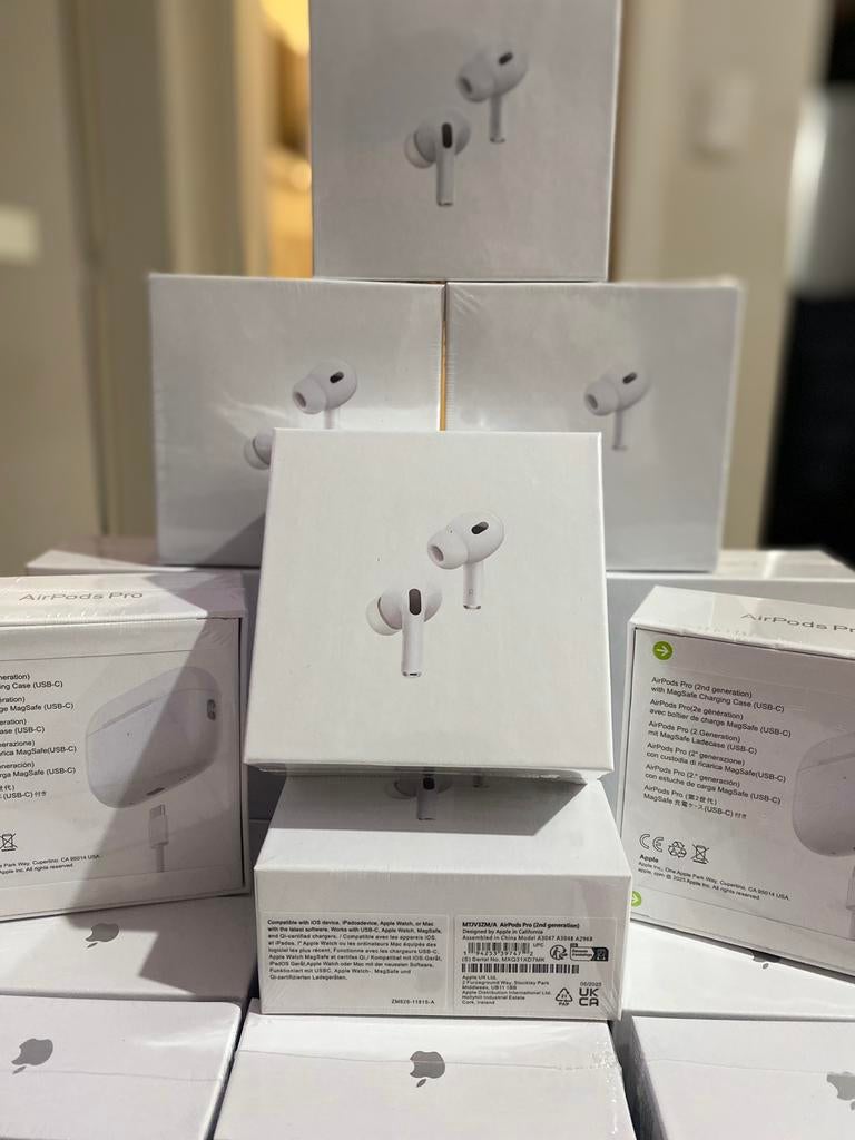 Airpods pro 2 groothandel nieuw 12€ per stuks, Télécoms, Téléphonie mobile | Écouteurs, Neuf, Détection de port, Blanc, Intra-auriculaires (In-Ear)