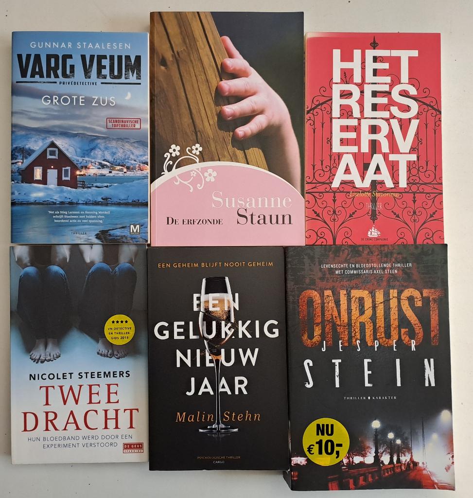 Thrillers & Detective & Oorlog (11), Enlèvement ou Envoi, Utilisé, Amérique