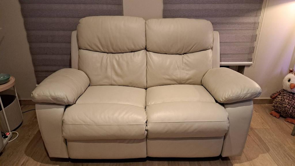 Salon en cuir, Enlèvement, Comme neuf, Cuir