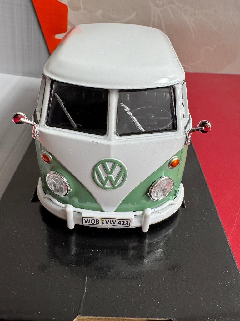 VW Type 2 T1 (Transporter met laadbak) Schaal 1/24, Hobby en Vrije tijd, Ophalen of Verzenden, Nieuw, Auto