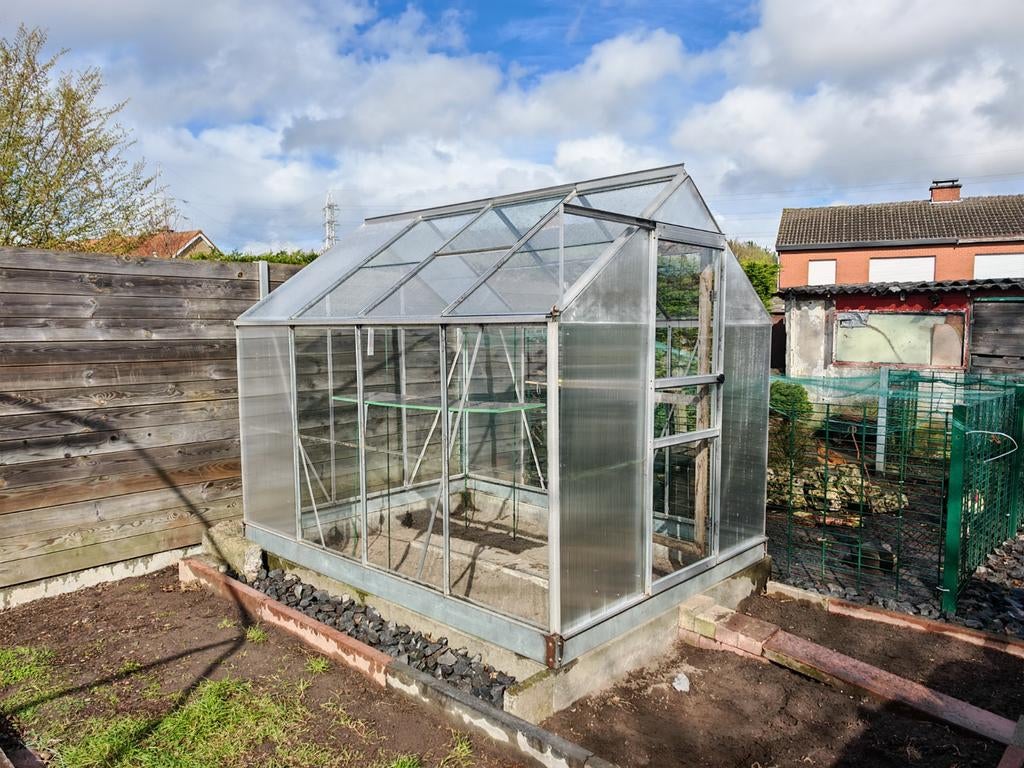 Serre/tuinkast 2.5m x 1.9m reeds gedemonteerd, Tuin en Terras, Ophalen, Polycarbonaat