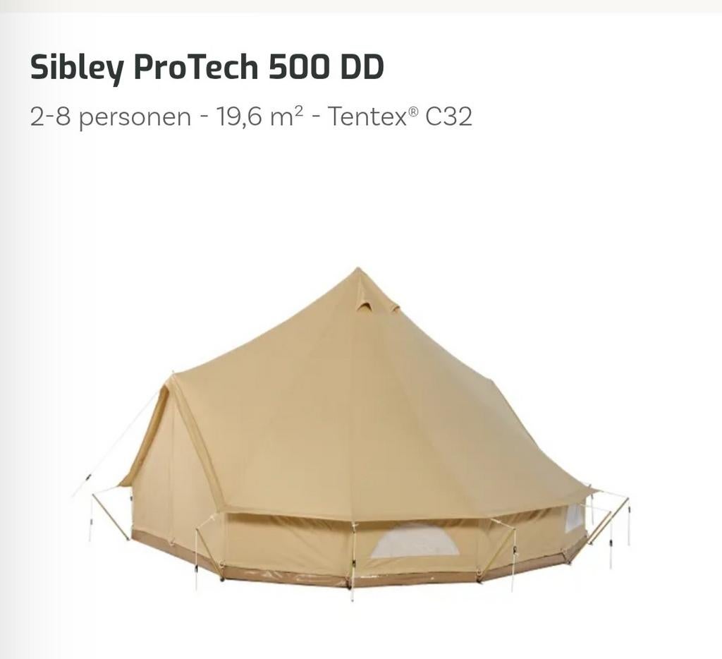 Katoenen tent sibley, Caravanes & Camping, Tentes, Enlèvement