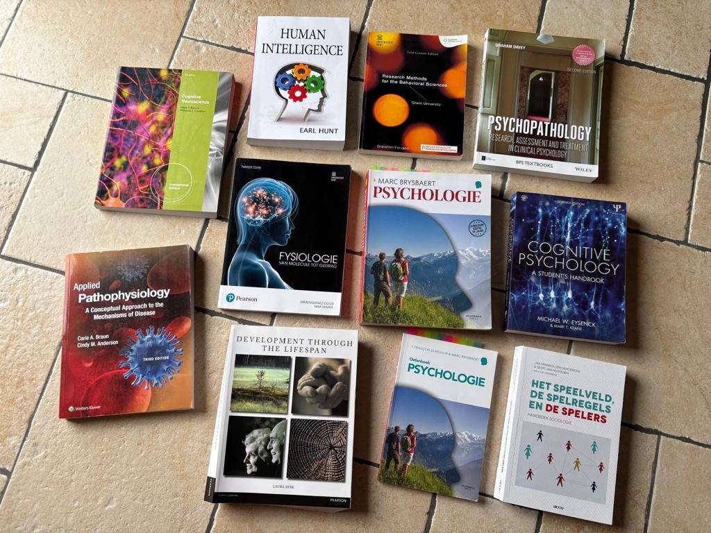 Psychologie studieboeken, Boeken, Studieboeken en Cursussen, Ophalen of Verzenden, Gelezen