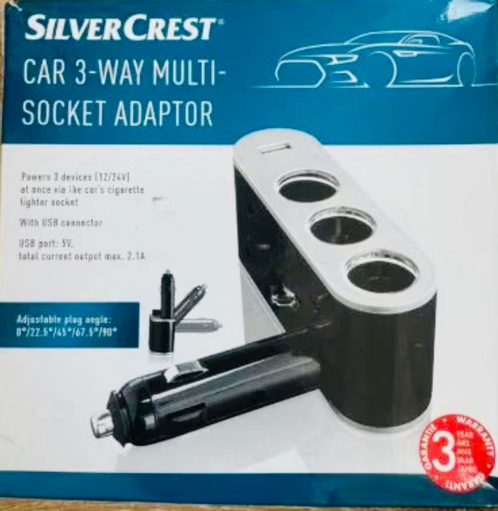 Chargeur de voiture à triple répartiteur - 12 V/24 V 10 A, Enlèvement ou Envoi