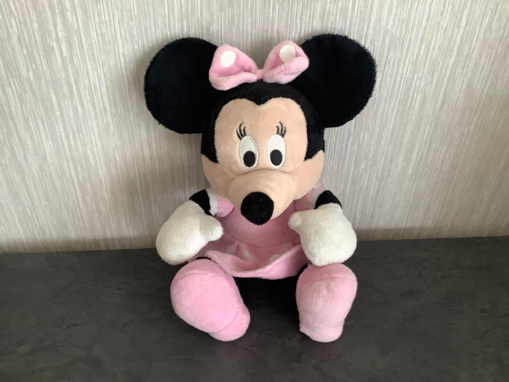 Personnage en peluche Disney Minnie Mouse (29 cm), Disney, Moyen (20 à 80 cm), Autres types, Lavable
