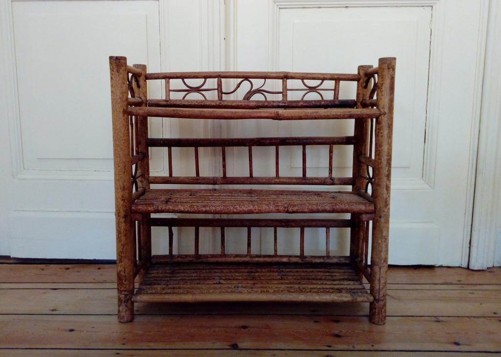 Étagère vintage en bambou - boho, Enlèvement ou Envoi, Utilisé