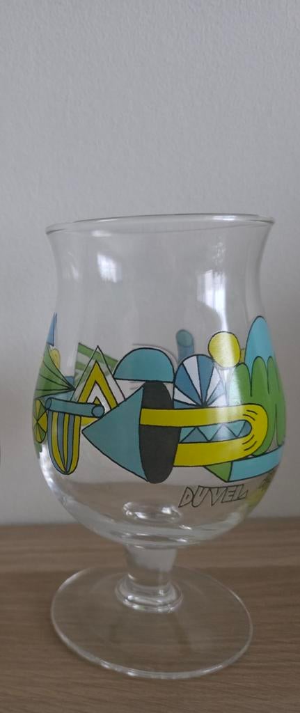 Duvel Mike Perry green, Ophalen of Verzenden, Glas of Glazen, Duvel