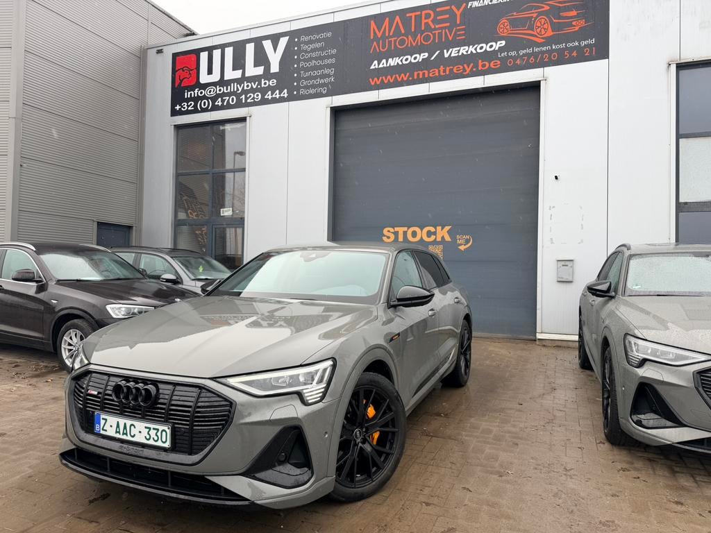 Audi Q8 e-tron 50 quattro 2 x S-line, Auto's, Audi, Alcantara, Q8 e-tron, SUV of Terreinwagen, Zilver of Grijs