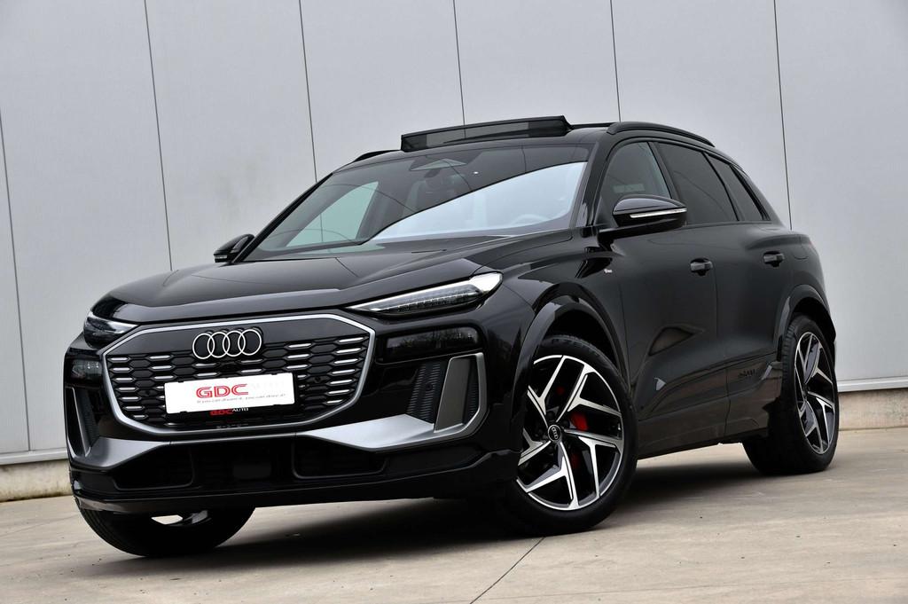 Audi Q6 e-tron Q6 e-Tron S line I Pano I B&O I Airsus I Trek, Auto's, Audi, Gebruikt, Zwart, https://public.car-pass.be/vhr/9cae1f71-6899-4415-ad2b-dfd8e45f2db5