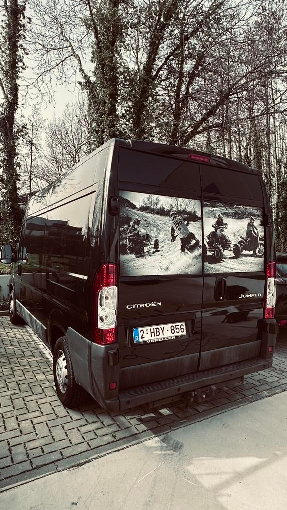 Citroen jumper 92xxx km 2015, Auto's, Euro 5, Jumper, Zwart, 96 kW