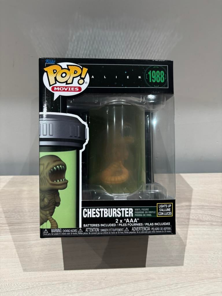 Funko Pop ! Films Alien Chestburster #1988 — Light-Up, Collections, Enlèvement ou Envoi, Comme neuf