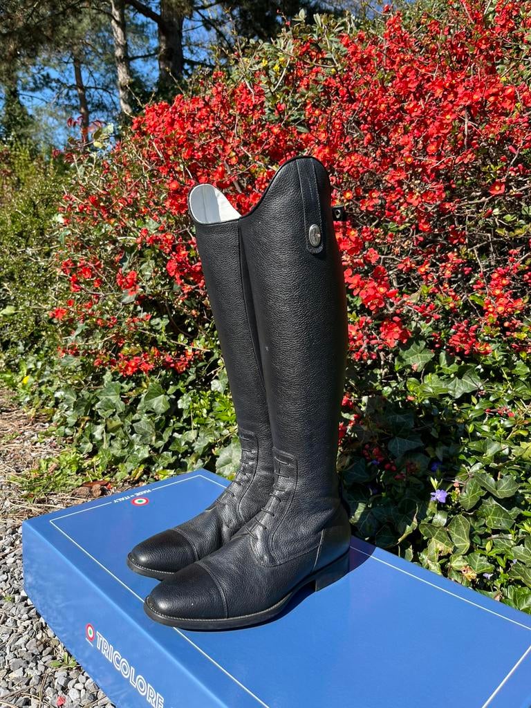 Paardrijlaarzen Tricolore, Dieren en Toebehoren, Ophalen, Zo goed als nieuw