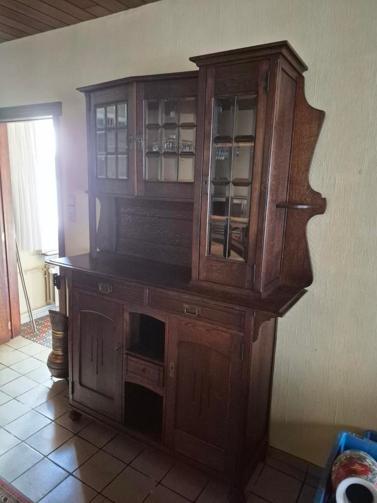 Antieke buffet kast., Antiquités & Art, Enlèvement