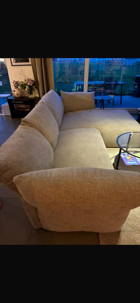 Juntoo zetel met lange ligzijde kwaliteit, Maison & Meubles, Canapés | Sofas & Chaises Longues, Enlèvement, Comme neuf