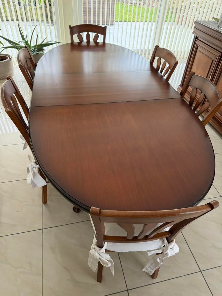 Salle à manger en bois massif, Enlèvement, Utilisé