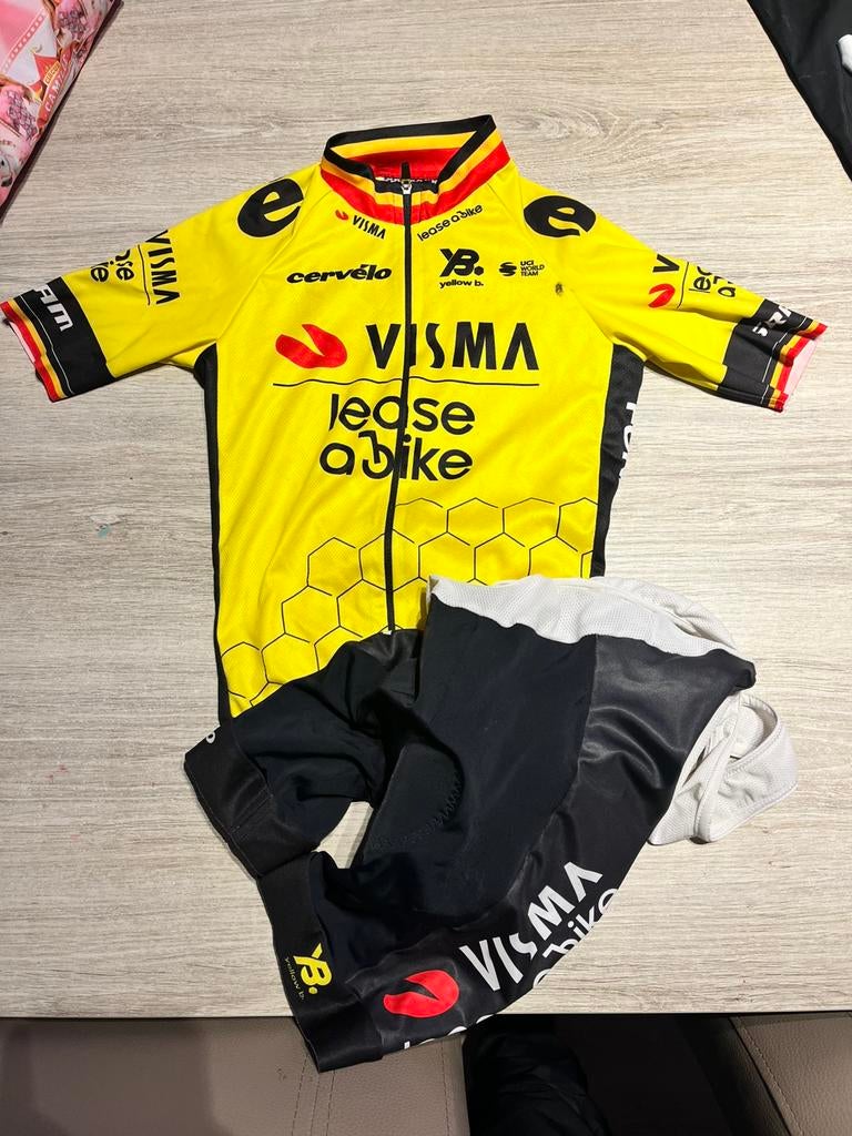 Vêtements de cyclisme Jumbo Visma pour enfants, Enlèvement ou Envoi, Comme neuf, Enfants