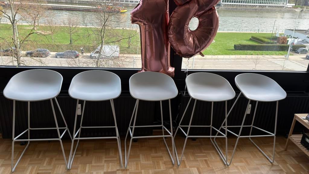 5 Tabourets de bar - Hay - 75cm, Maison & Meubles, Enlèvement, Comme neuf