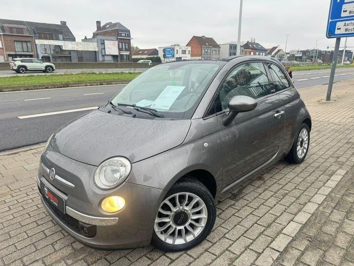 Fiat 500C Cabriolet 2012 090000km Airco Pdc Leder Full, Autos, Fiat, Achat, Entreprise, Cabriolet, Boîte manuelle
