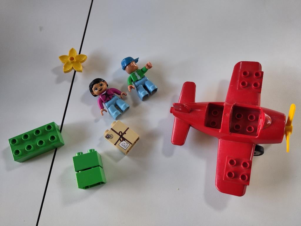 Lego Duplo postvliegtuig - 5592, Kinderen en Baby's, Speelgoed | Duplo en Lego, Ophalen, Gebruikt, Complete set, Duplo