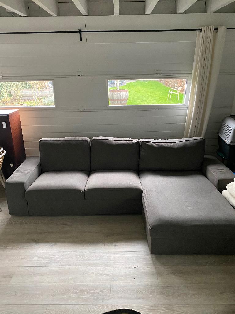 3-zit zetel, Huis en Inrichting, Zetels | Zetels, Ophalen, Stof, 250 tot 300 cm, Gebruikt