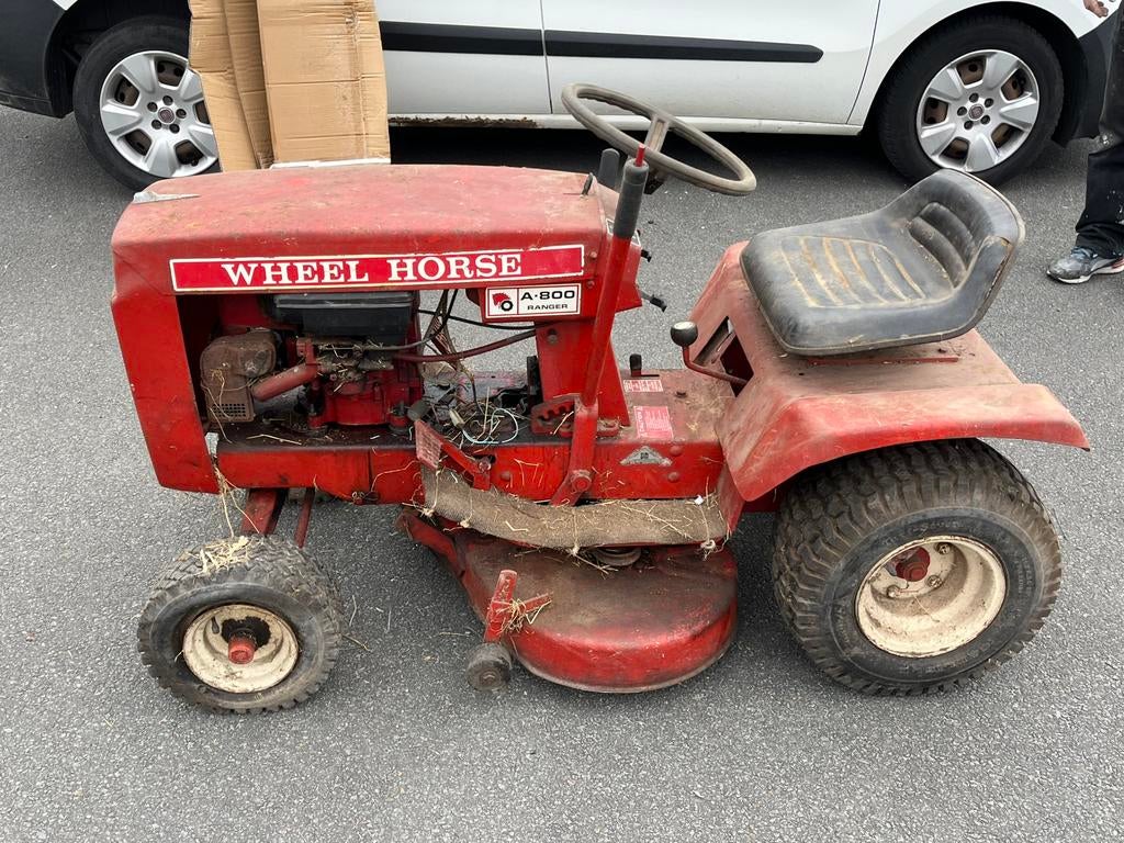 tracteur tondeuse vintage, Jardin & Terrasse, Tondeuses autoportées, Enlèvement, Comme neuf
