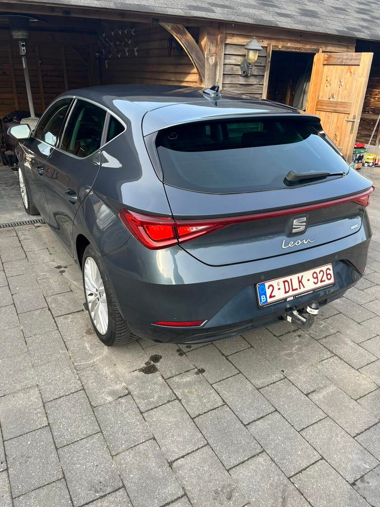 Seat Leon Automaat, Auto's, Seat, Euro 5, 1250 kg, Leder en Stof, Bruin