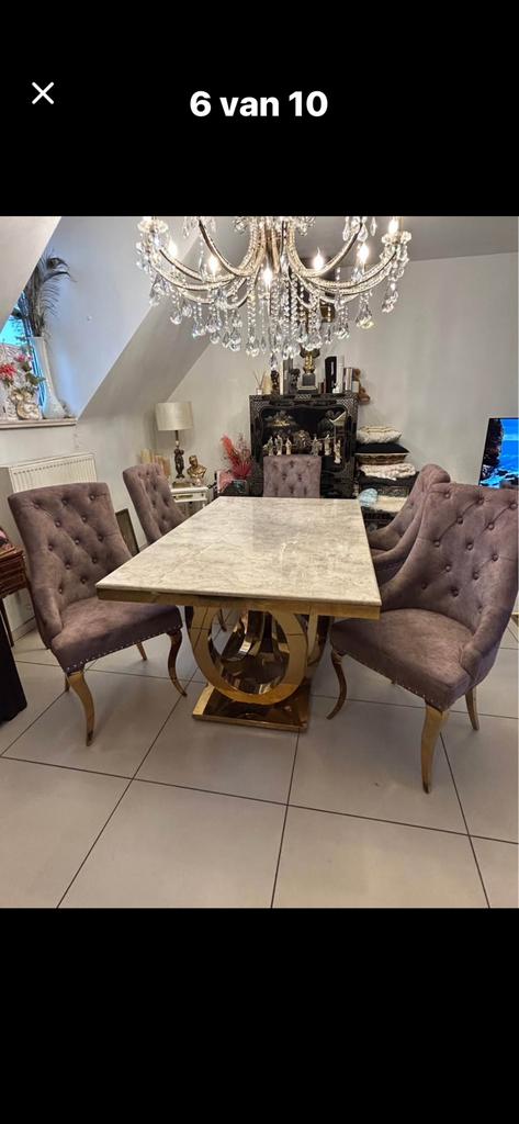 Nouvelle table + 6 nouvelles-50%d achat, Enlèvement