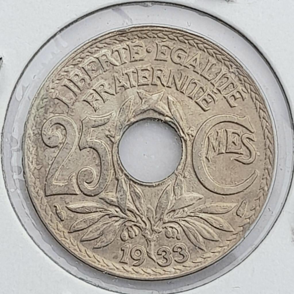 Frankrijk 25 centimes 1923     (933), Ophalen of Verzenden, Frankrijk, Losse munt