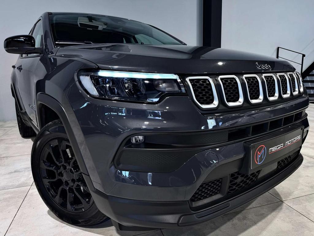 Jeep Compass 1.3i TURBO 150CV 4X4 AWD LONGiTUDE CARPLAY CUiR, Auto's, Jeep, Automaat, Gebruikt, 4 cilinders, 1505 kg