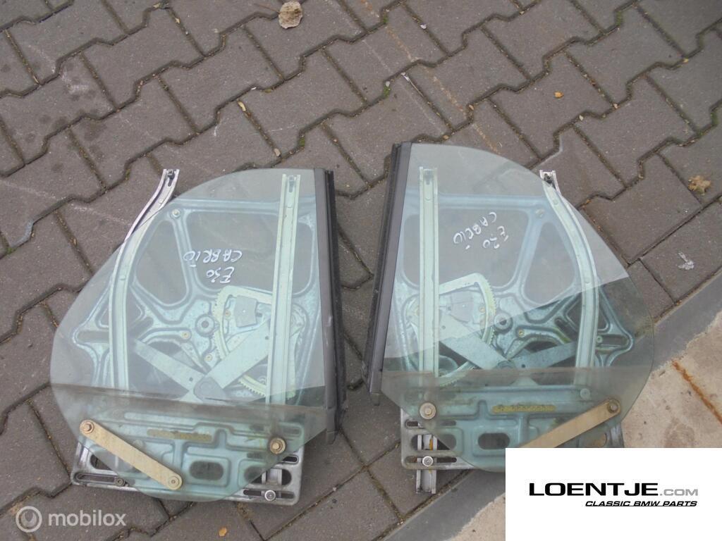 BMW e30 cabrio cabriolet zijruit achter met mechanisme, Enlèvement ou Envoi, Utilisé, BMW, BMW