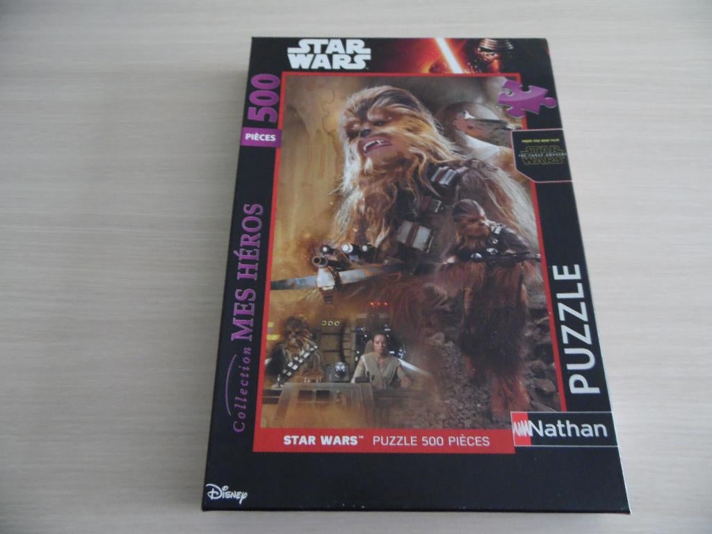 PUZZLE STAR WARS MES HÉROS    500 PIÈCES     NATHAN, Hobby & Loisirs créatifs, Enlèvement ou Envoi, 500 à 1500 pièces, Comme neuf