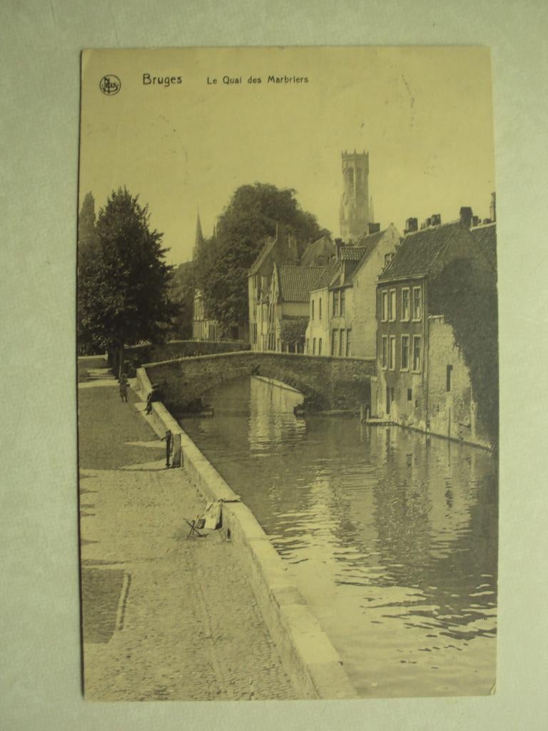 52844 - BRUGES - L.E QUAI DES MARBRIERS - ZIE 2 FOTO'S, Verzenden