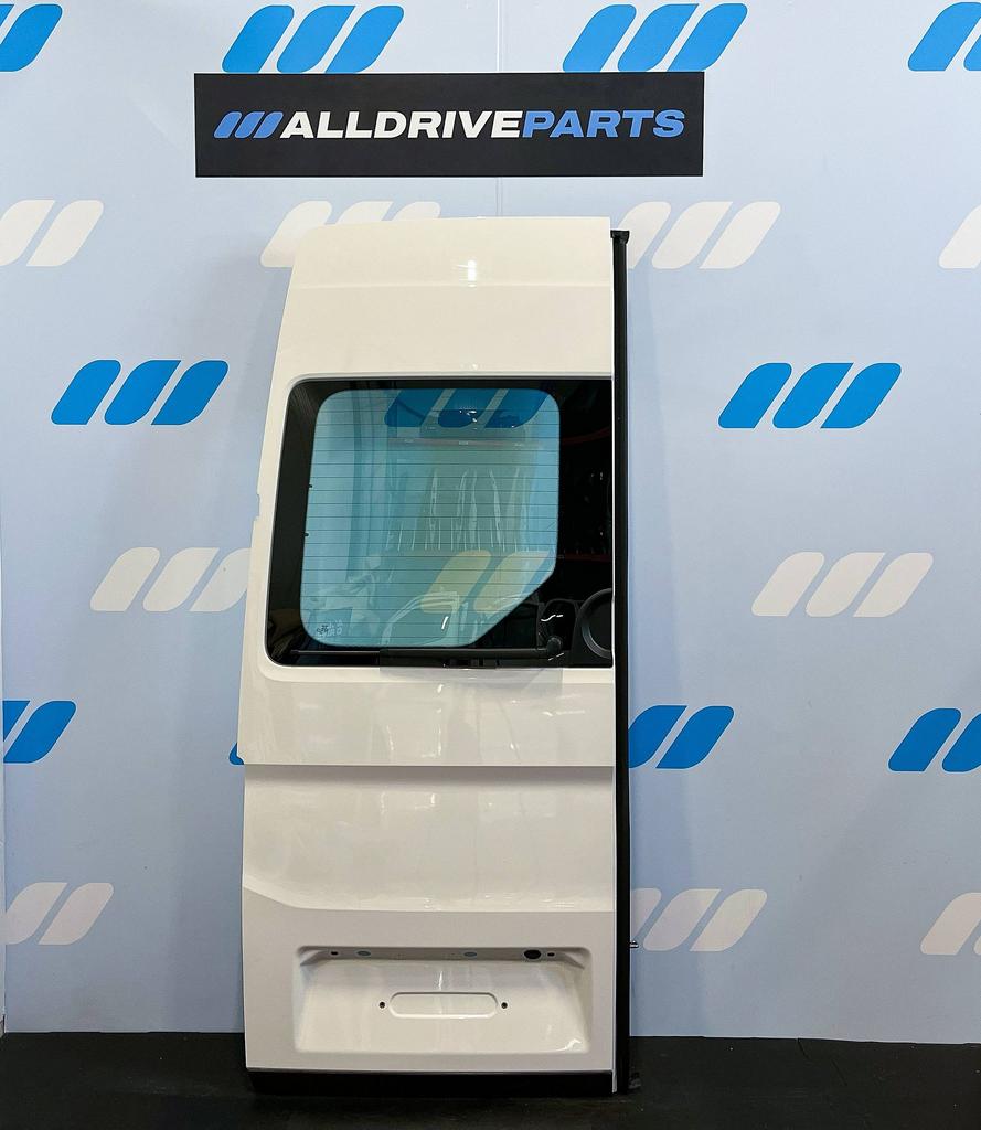 VW Crafter achterdeur links H2 met ruit LB9A wit 7C3827091CE, Auto-onderdelen, Carrosserie, Deur, Achter, Links, Gebruikt, Ophalen of Verzenden