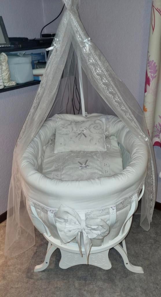 Berceau blanc coccinelle, Enfants & Bébés, Berceaux & Lits, Enlèvement, Lit