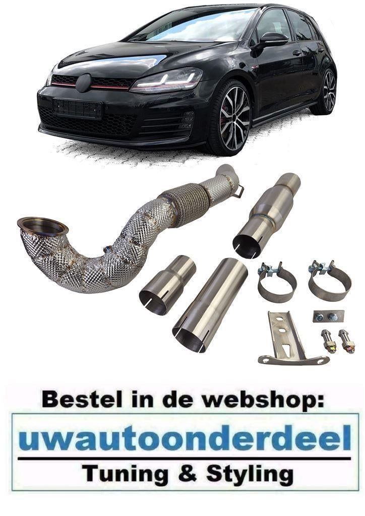 Racing Downpipe Sportkatalysator Geschitk Voor VW Golf 7 GTI, Verzenden
