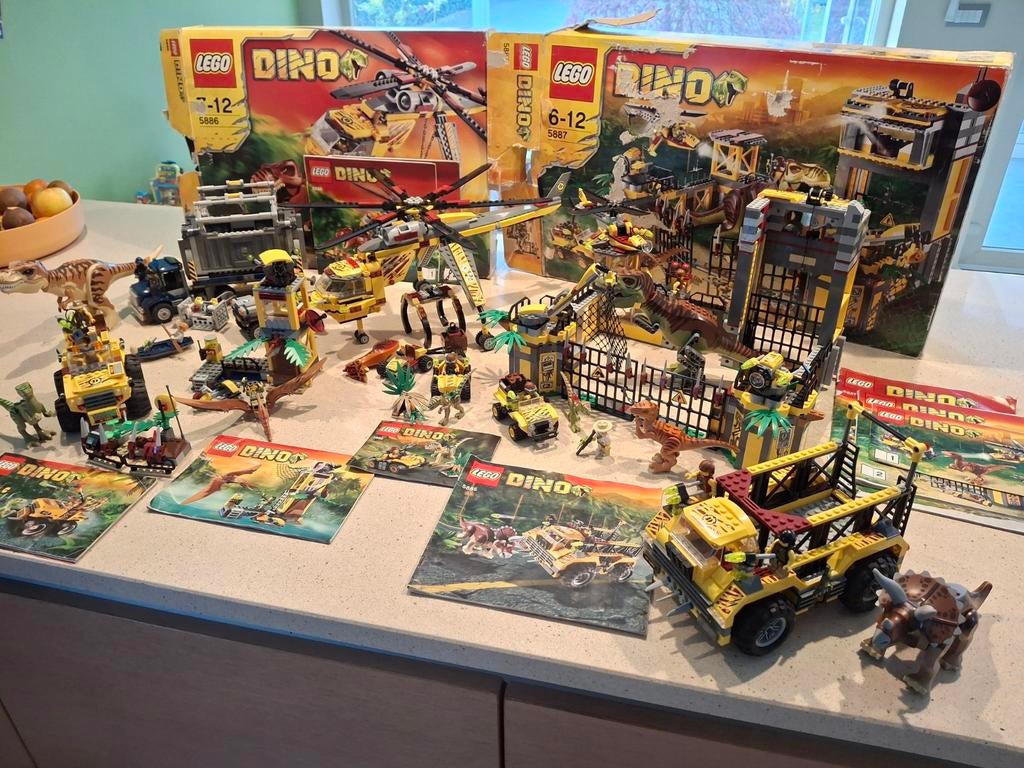 Lego Dino / Jurassic 5882 5883 5884 5885 5886 5887 75933, Ophalen of Verzenden, Lego