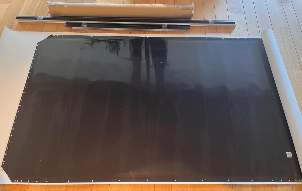 Écran Epson ALR 100" pour Laser TV – ELPSC35 – comme neuf, Enlèvement, Manuel, Comme neuf