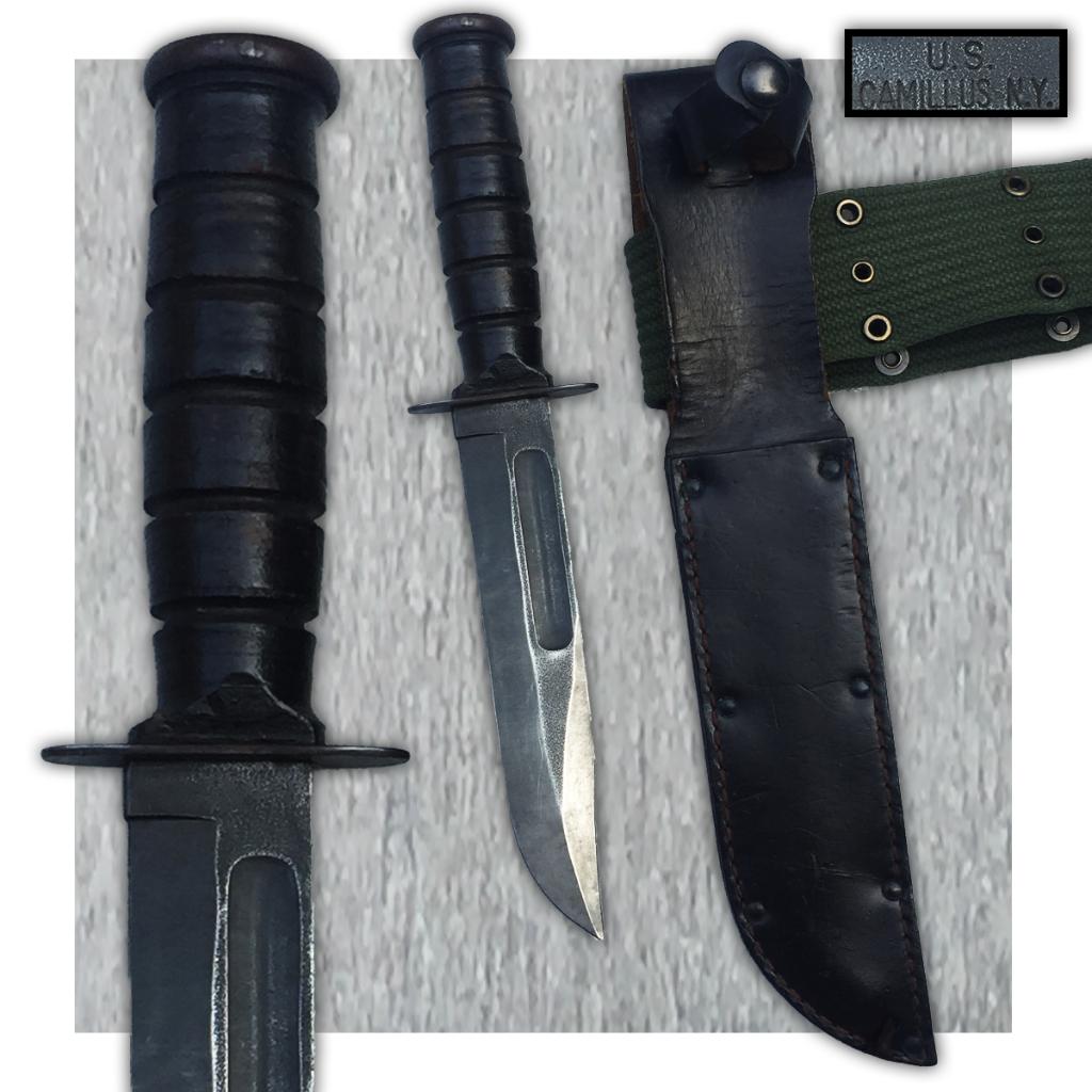 🚨 Zeldzaam mes - ORIGINELE US CAMILLUS N.Y. - XX dolk, Verzamelen, Ophalen of Verzenden, Landmacht, Mes of Dolk