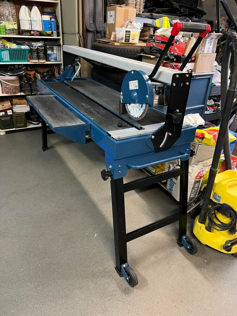 Tegelsnijder diamant, Doe-het-zelf en Bouw, Gereedschap | Slijpmachines, Ophalen, Zo goed als nieuw, 1000 watt of meer, Overige typen