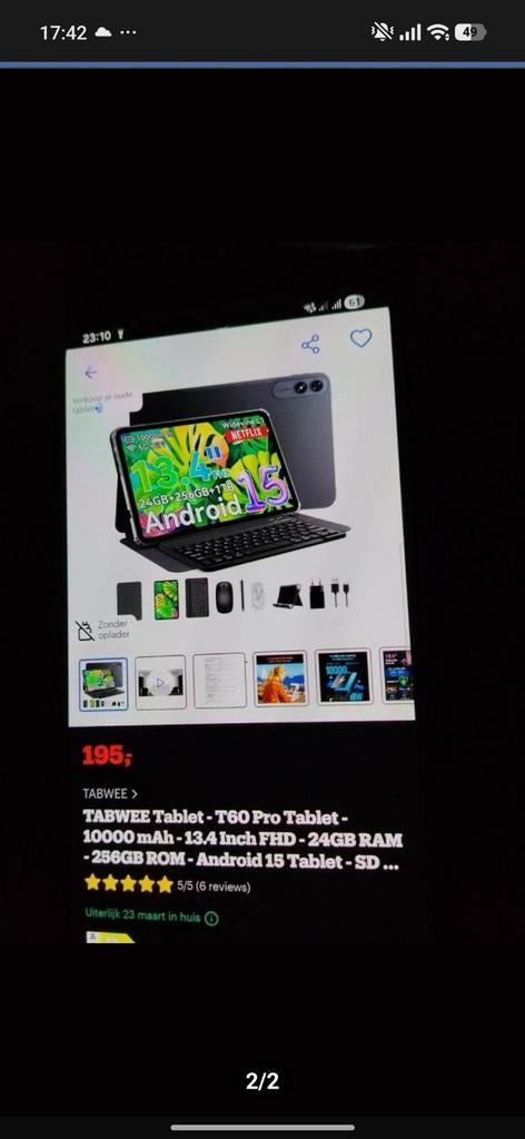 Tablette, Computers en Software, Tablet-hoezen, Ophalen