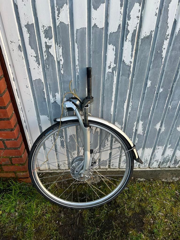 Moteur avec fourche avant orange gazelle, Enlèvement, Comme neuf