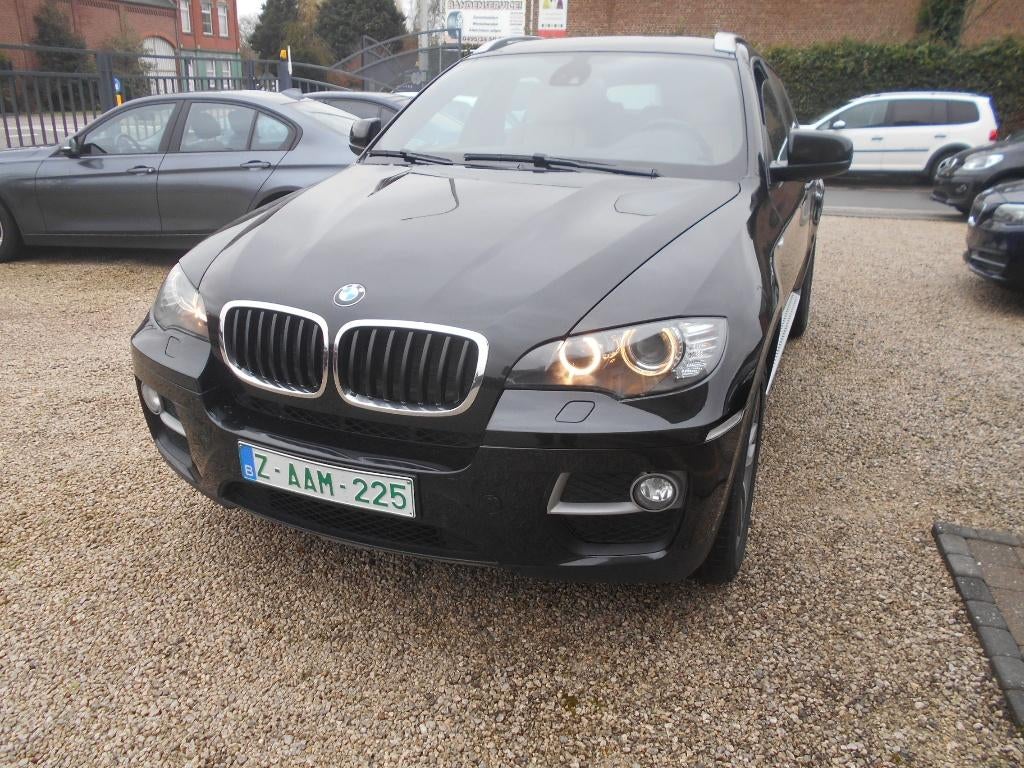 BMW X6 X-DRIVE 30D 145000KM MET CARPASS, Auto's, BMW, Automaat, Zwart, Bedrijf, SUV of Terreinwagen