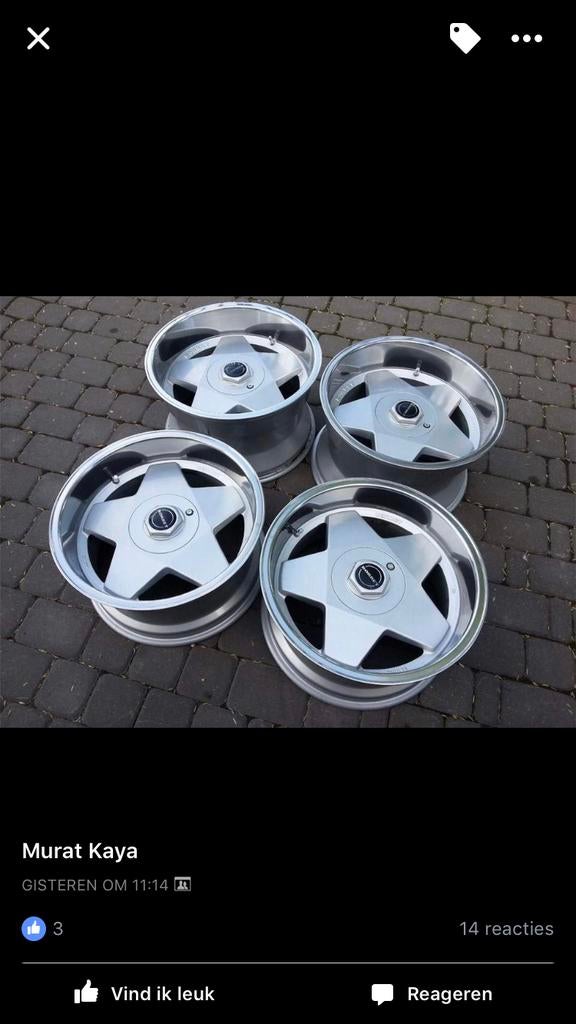 E30 Borbet a 4x100, Enlèvement, Comme neuf