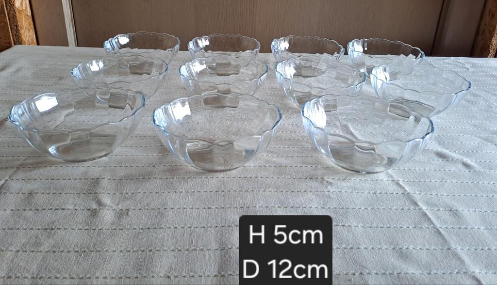 Arcoroc France glazen schaaltjes, Ophalen